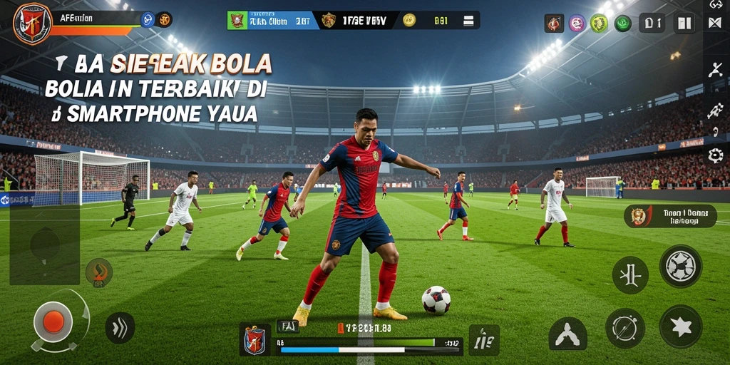 Tampilan gameplay AFAF yang intens dan menegangkan di lapangan sepak bola.