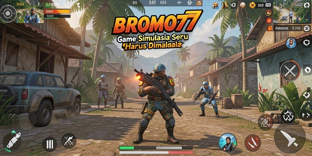 Tangkapan layar BROMO77 menampilkan gameplay simulasi yang mendetail.