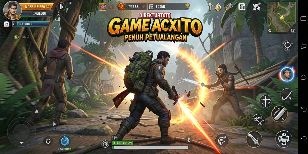 Screenshot menampilkan aksi seru dalam DIREKTURTOTO dengan grafis menarik.