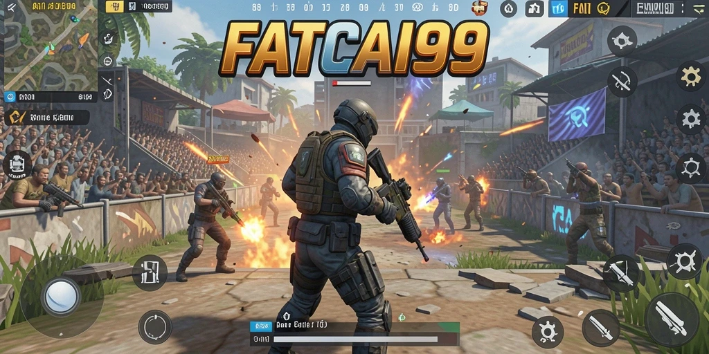 Tangkapan layar utama dari gameplay epic Battle Royale FATCAI99.