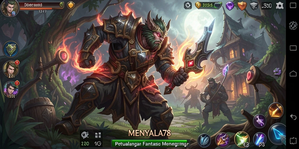 Tampilan gameplay seru dalam <strong>MENYALA78</strong> yang menghadirkan aksi mendebarkan.