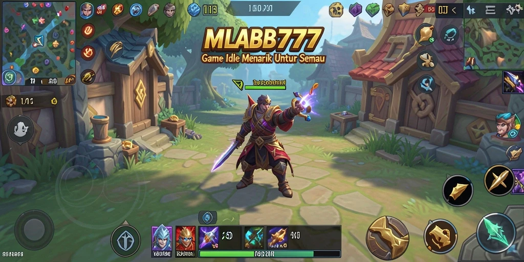 Tampilan gameplay <strong>MLBB777</strong> yang menarik dan santai.