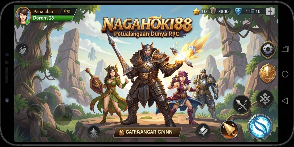 Screenshot NAGAHOKI88 menampilkan aksi pertempuran yang mendebarkan.