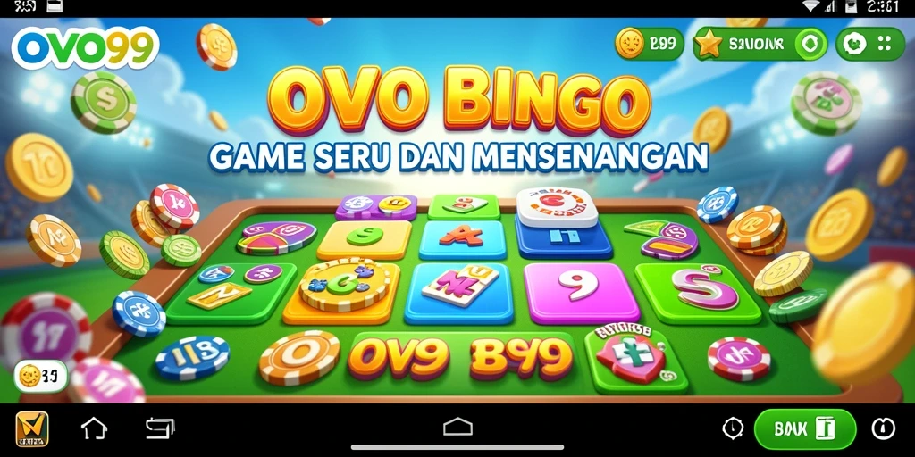 Tampilan gameplay seru OVO99 dengan suasana Bingo yang dinamis.