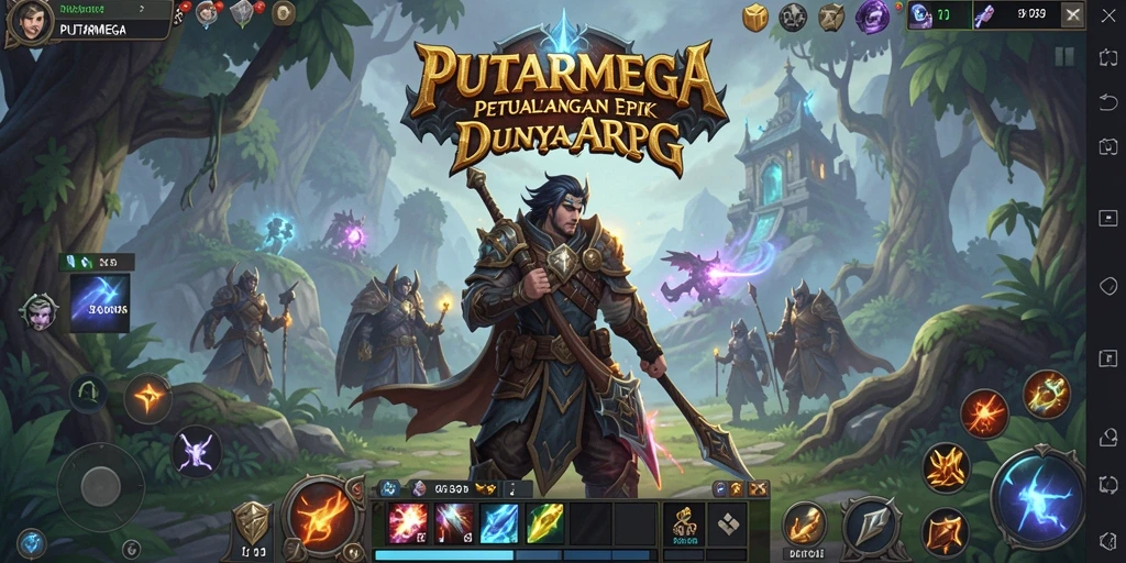Gameplay seru dan grafis menawan PUTARMEGA.