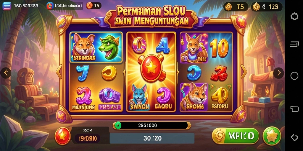 Tampilan gameplay T6 yang seru dan memukau saat bermain Slot.